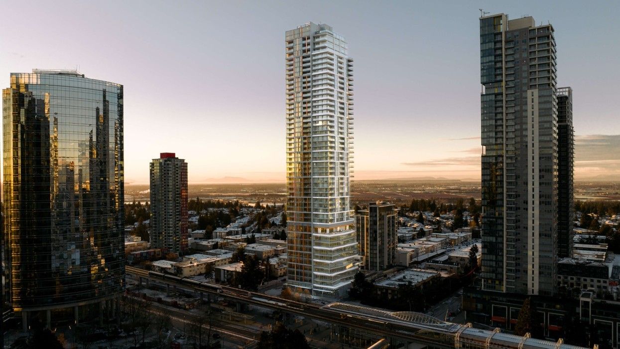 ​The Highline Metrotown high-rise next to Metrotown Station in Burnaby.