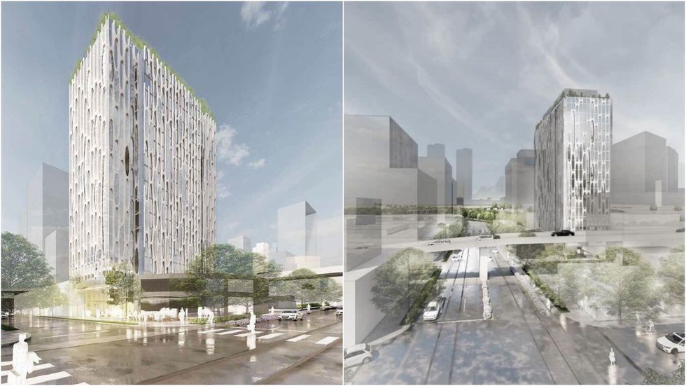 The hotel being proposed for 1580 W 3rd Avenue in Vancouver.