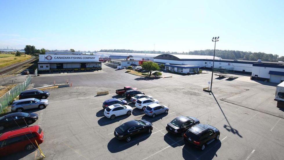 The industrial facility at 13140 Rice Mill Road (13200 Rice Mill Road).