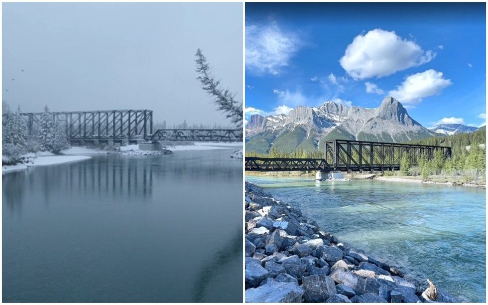 The Last of Us - 1130 Crescent Road - Canmore Engine Bridge - Season 1 Film Locations