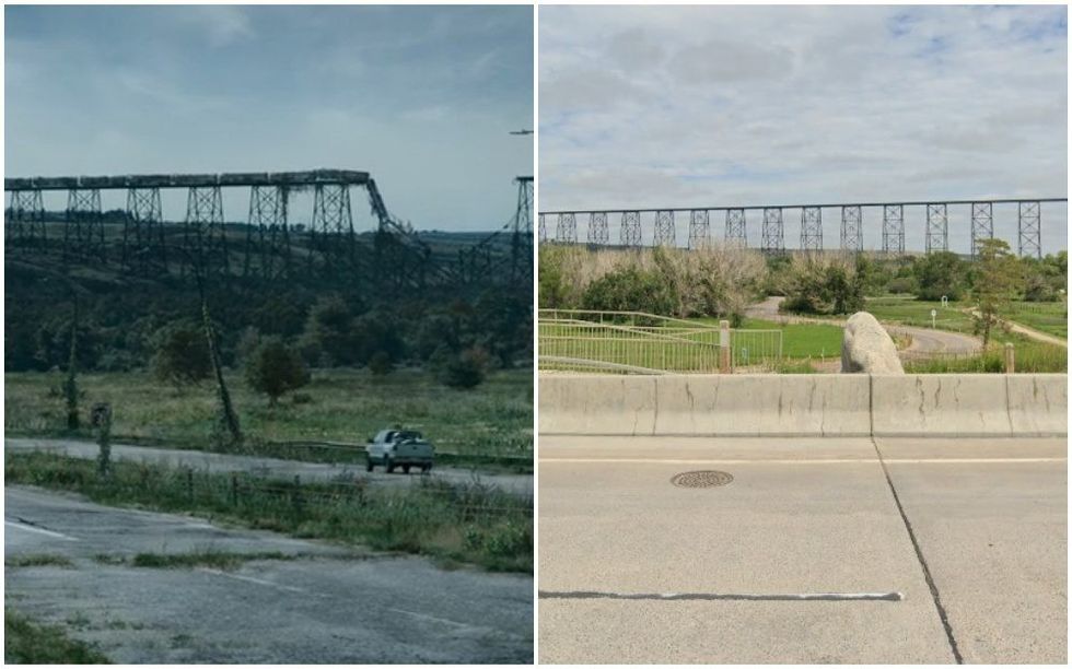 The Last of Us - Lethbridge Viaduct - Season 1 Film Locations