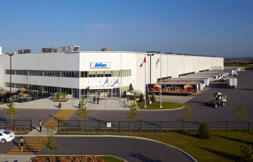 The Loblaw distribution centre at 500 Bayly Street E in Ajax, Ontario.