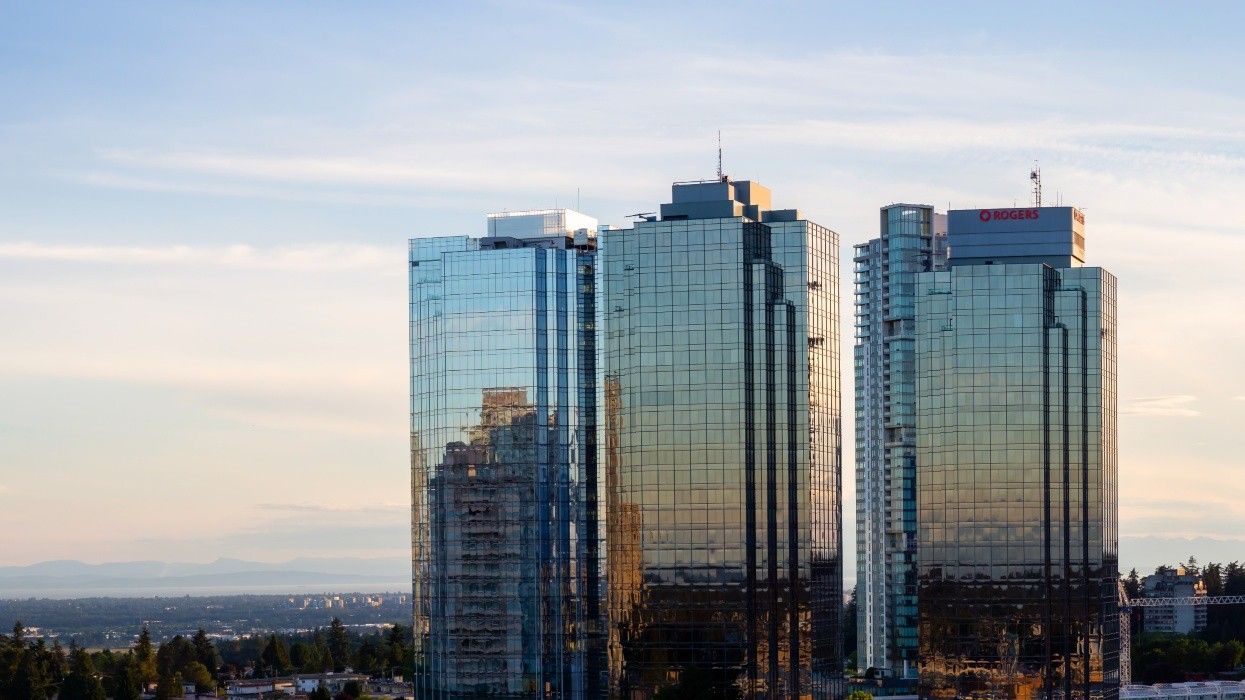 The Metrotower offiice buildings in Burnaby.