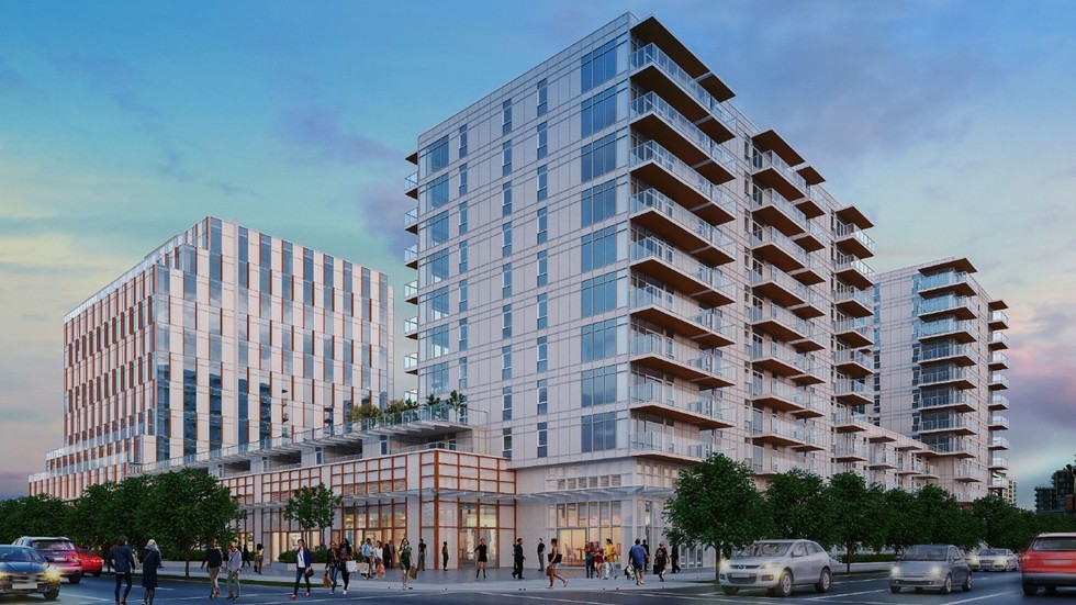 The Minoru Square project planned for 5768 Minoru Boulevard in Richmond.