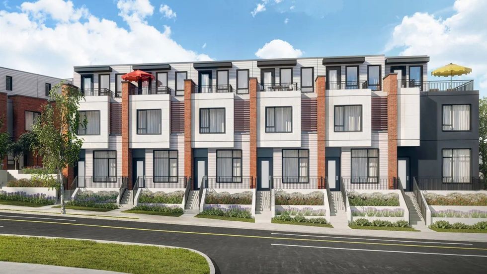 The Modus project planned for 7576 Granville Street (1488 Park Drive) in Vancouver.