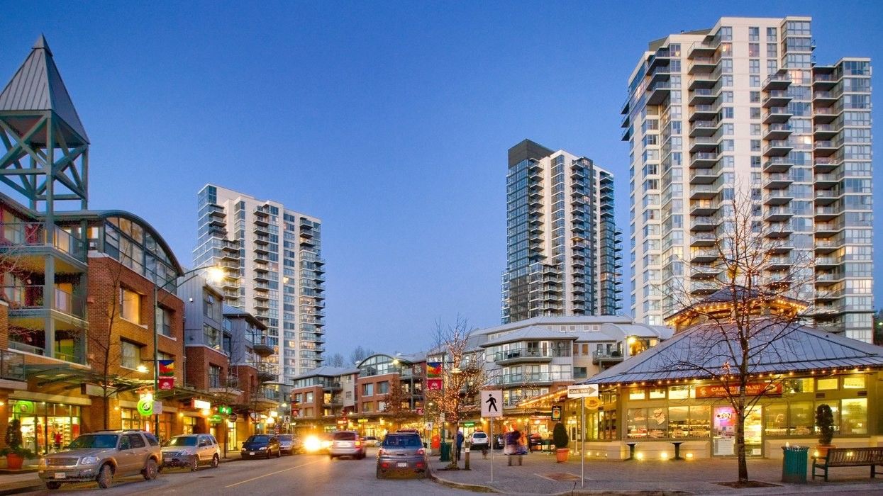 The Newport Village development in Port Moody.