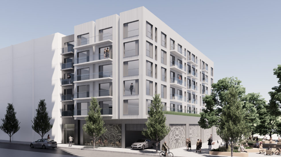 The non-market building planned for 2806 Spring Street.