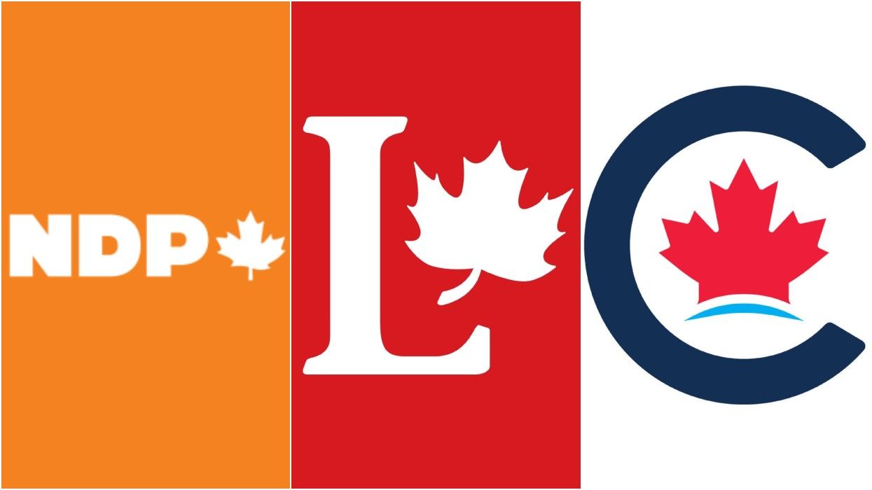 The NPD, Liberals, and Conservatives are the top three parties according to latest polling.