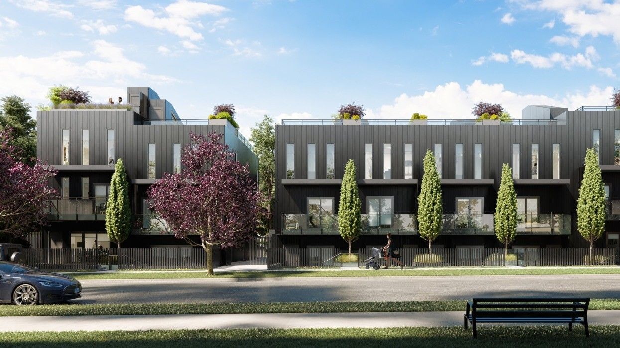 The Oak Keys townhouse project planned for 851 W 28th Avenue in Vancouver.