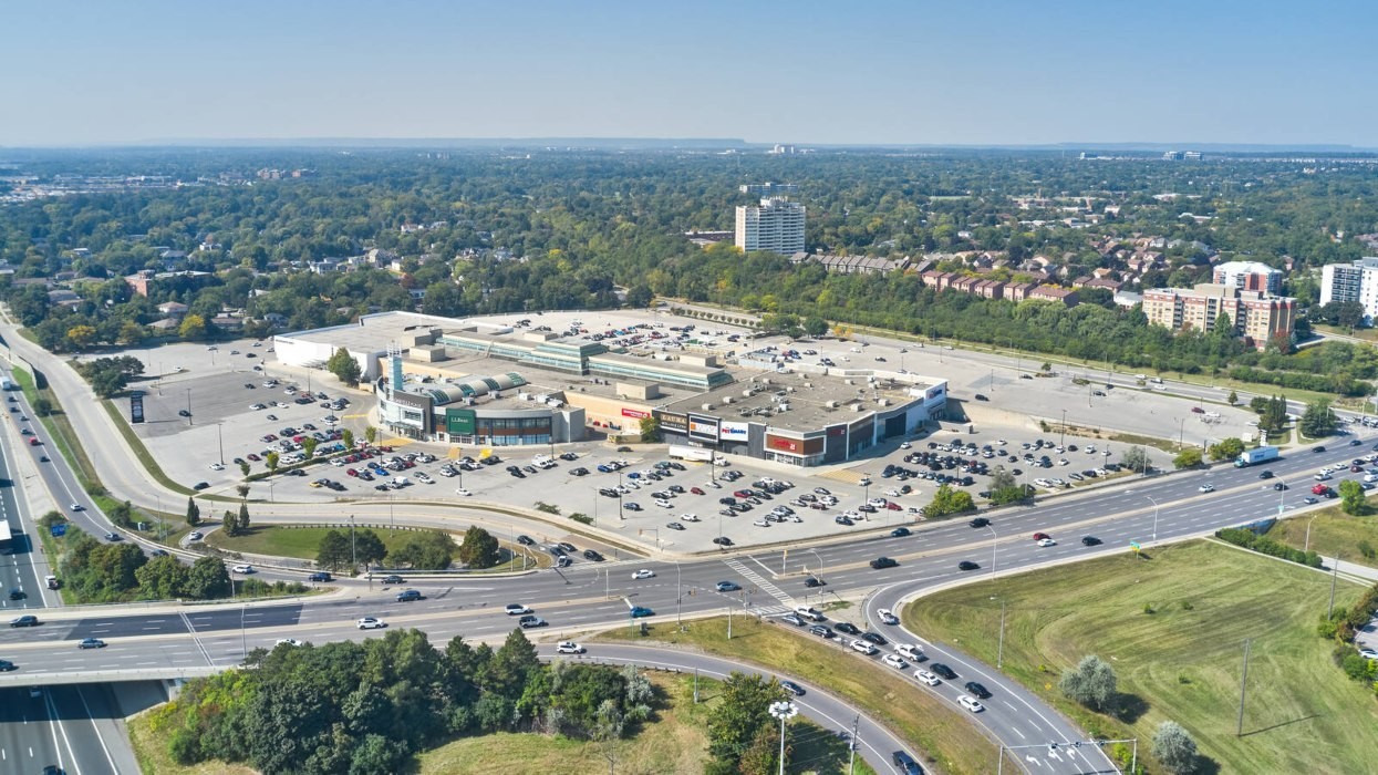 The Oakville Place shopping centre at 240 Leighland Ave in Oakville, Ontario.