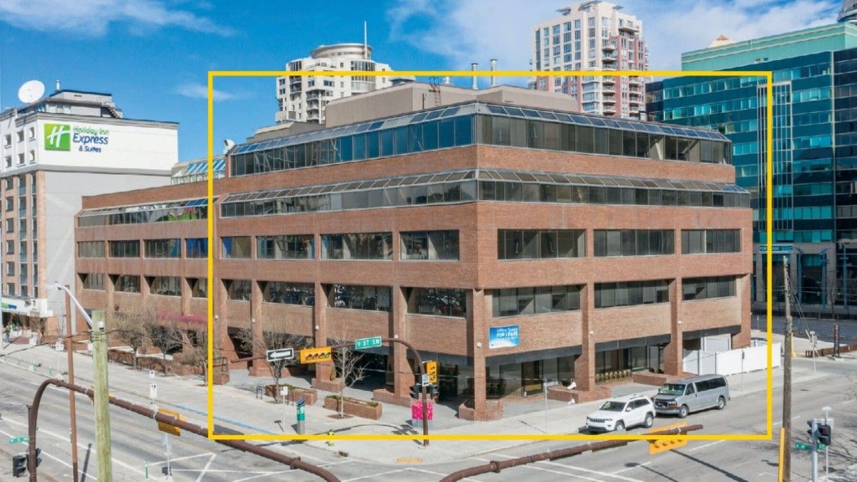 The office building at 1000 8th Avenue SW in Calgary.