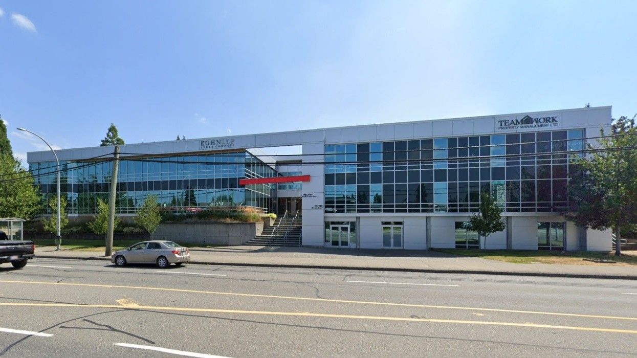The office building at 32160 South Fraser Way in Abbotsford.