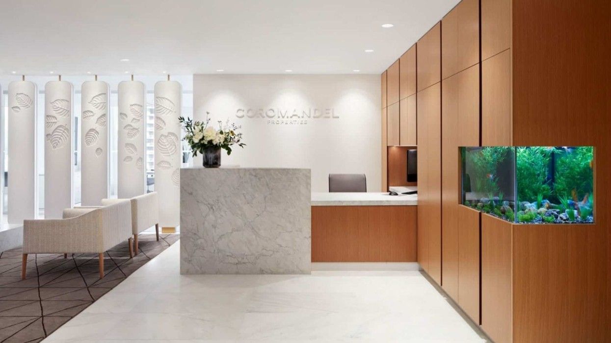 The office of Coromandel Properties at #1800-1188 West Georgia Street in Vancouver.