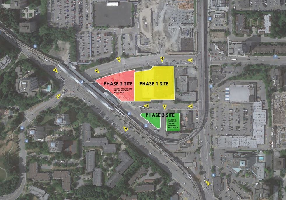 The Pinnacle Lougheed site along Austin Road in Burnaby.