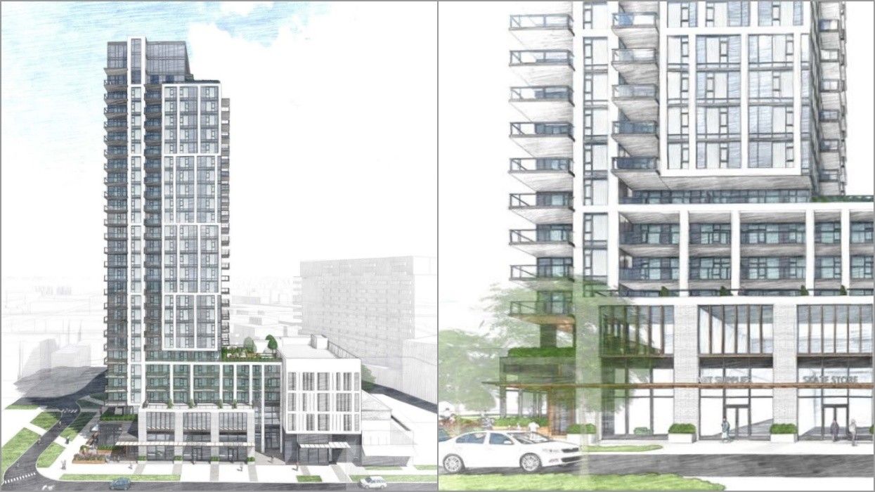 The proposal for 354-380 East 10th Avenue in Vancouver.