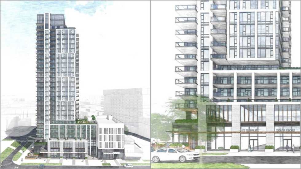 The proposal for 354-380 East 10th Avenue in Vancouver.