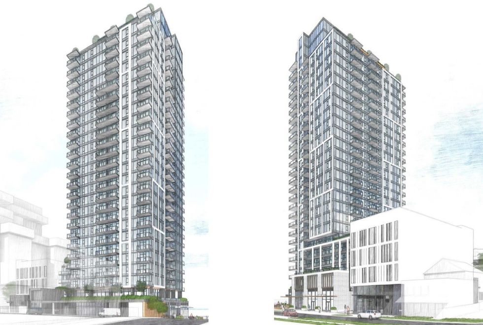 The proposal for 354-380 East 10th Avenue in Vancouver.