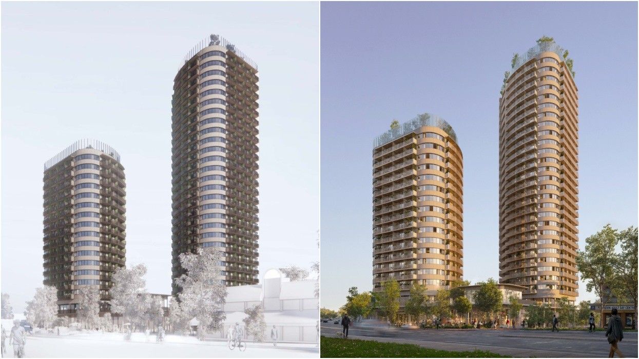 The proposal for 602-644 Kingsway and 603-617 E 16th Avenue in Vancouver.
