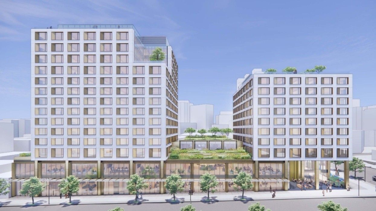 The proposal for 888 West Broadway in Vancouver.