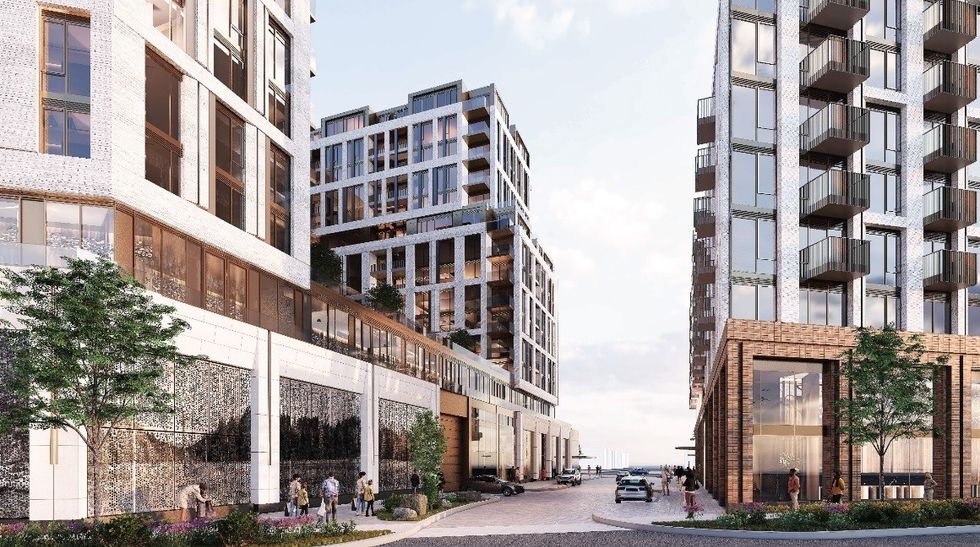 The proposal for the northeast corner of Avenue Road and Lawrence Avenue West in Toronto.