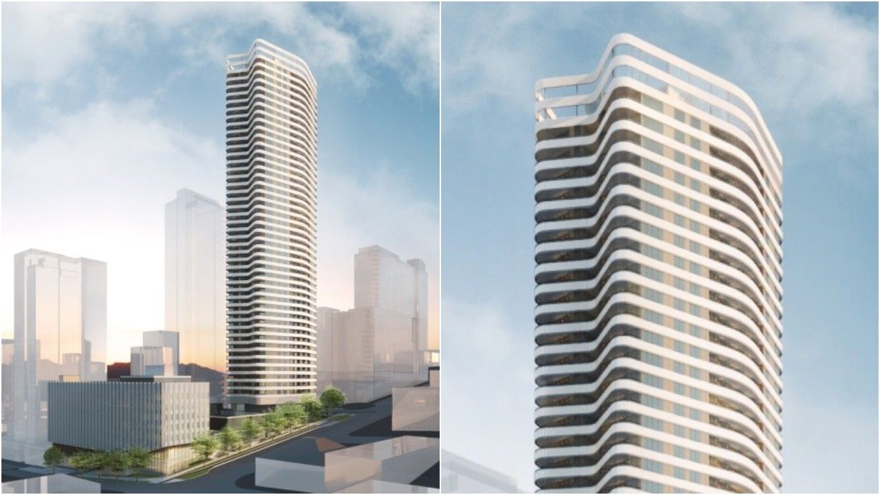 The proposed mixed-use project for 811 Carnarvon Street in New Westminster.