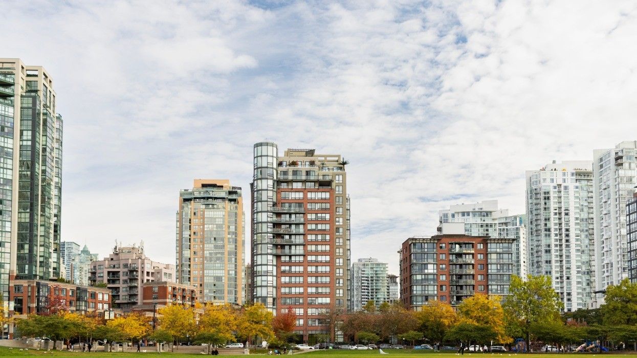 The residential neighbourhood near David Lam Park in Vancouver.