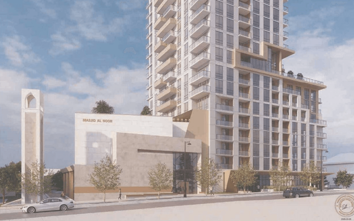 Mosque And 38-Storey Tower Proposed Near Surrey's King George Station