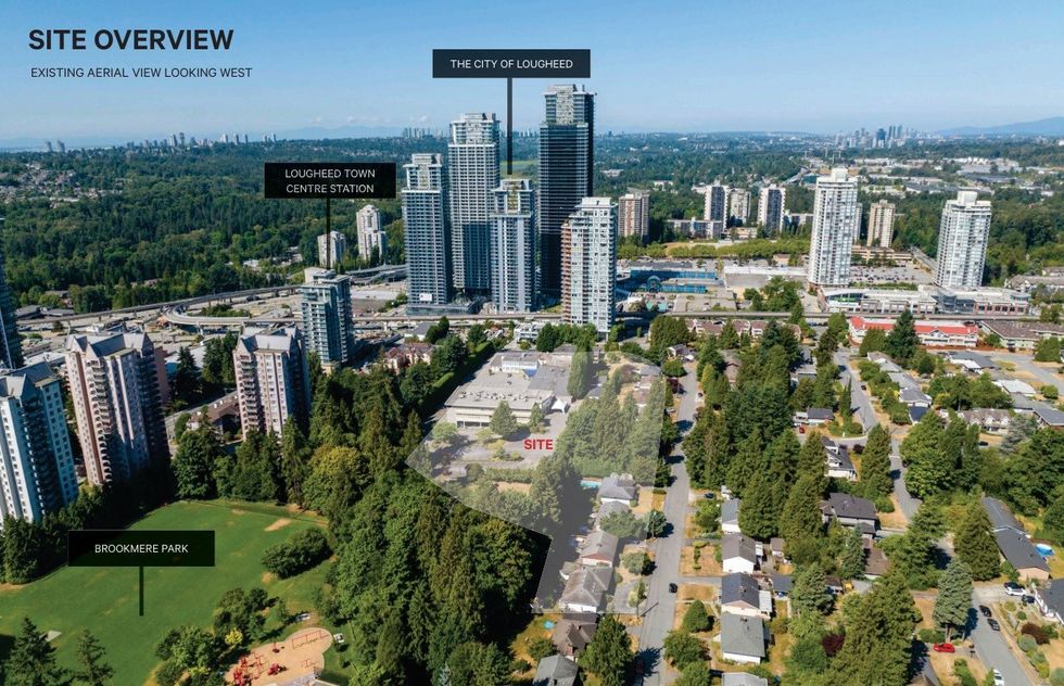 The site of the Coquitlam College Master Plan proposal.