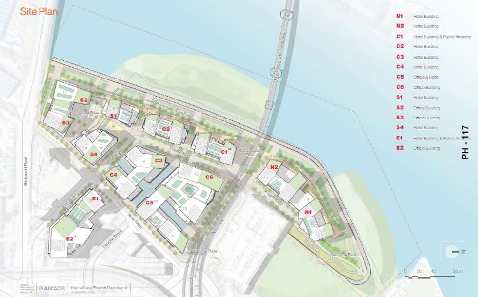 The site plan for the Richmond Night Market redevelopment.
