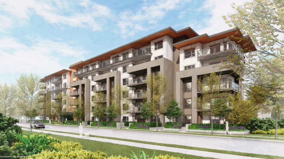 The six-storey building (G6) proposed for Phase One.
