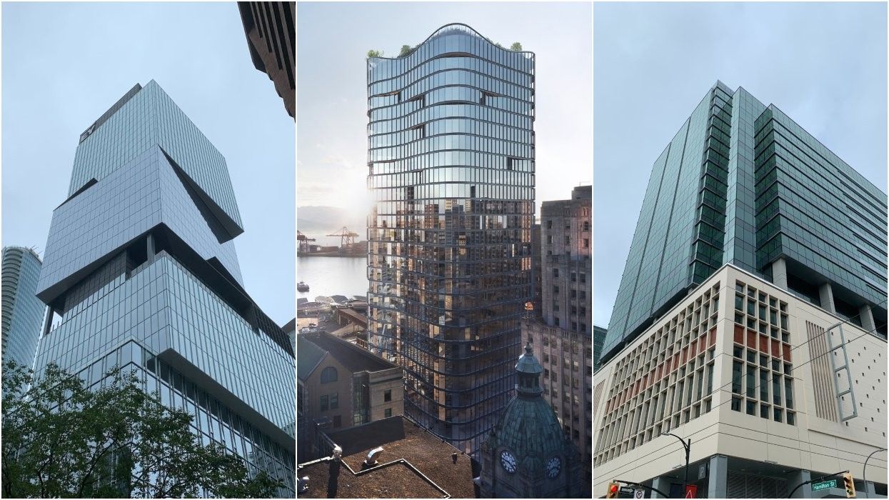 The Stack, 320 Granville, and The Post.