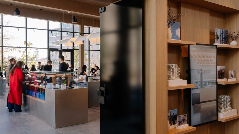 The Surrey Pavilion at 13380 102A Avenue in Surrey.