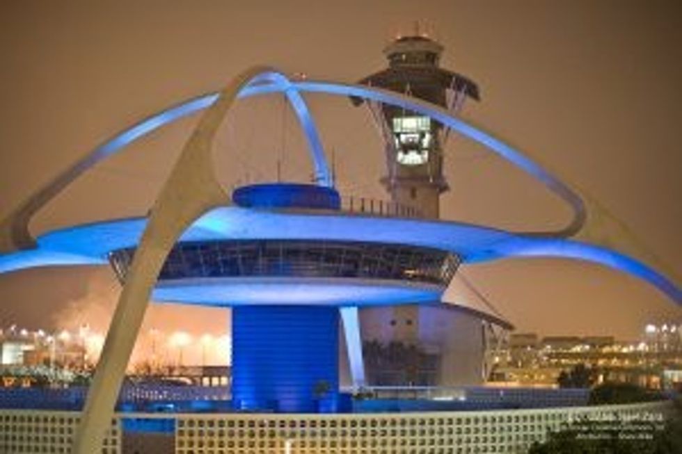 The Theme Building at Los Angeles International Airport.