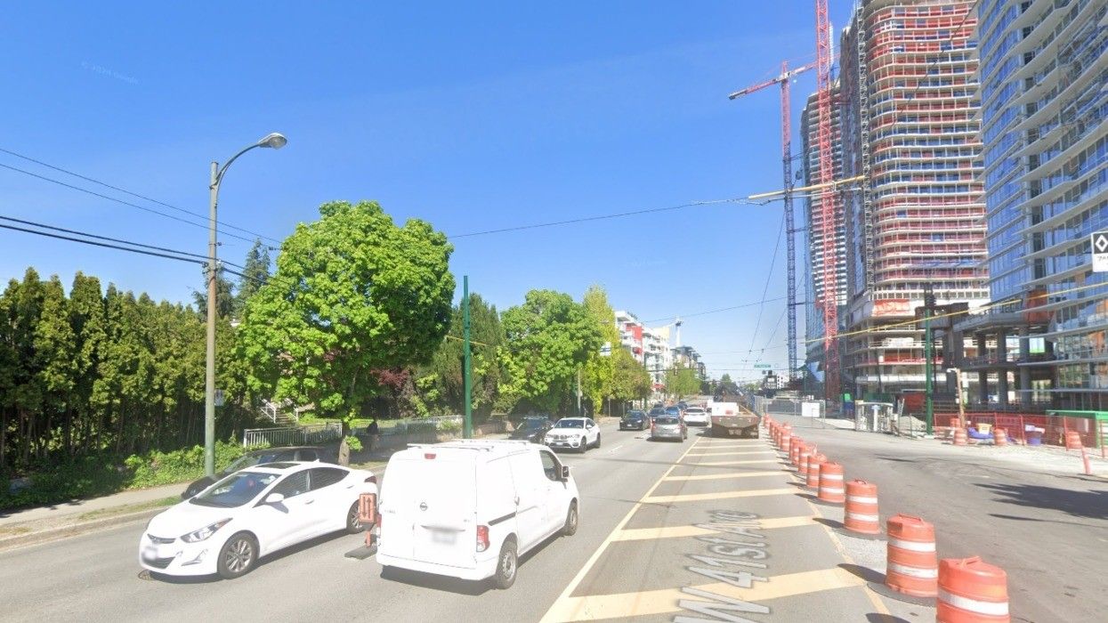 The three parcels are located along W 41st Avenue across the street from Oakridge Park.