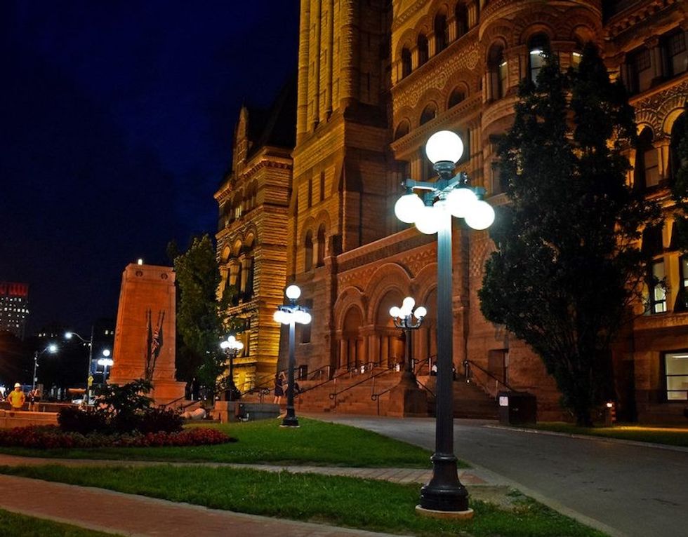The Toronto Centre walk, by Ghost Walks, starts in front of Old City Hall and runs every night of the week in October. Among its many legends, this guided tour tells the tale of 