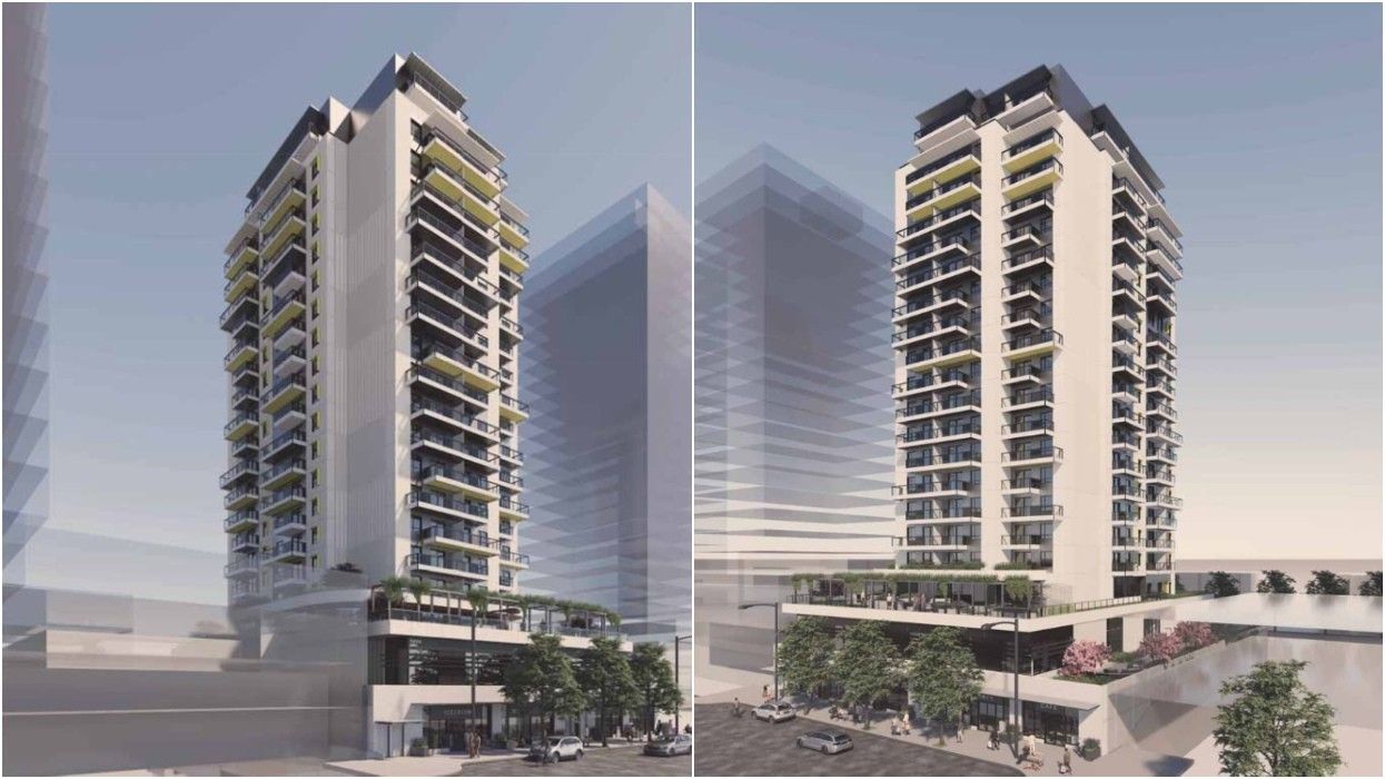 The tower proposed for 1015 Austin Avenue in Coquitlam.