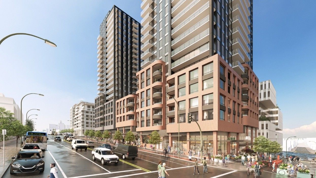 The towers proposed for 2111 Main Street in Vancouver.