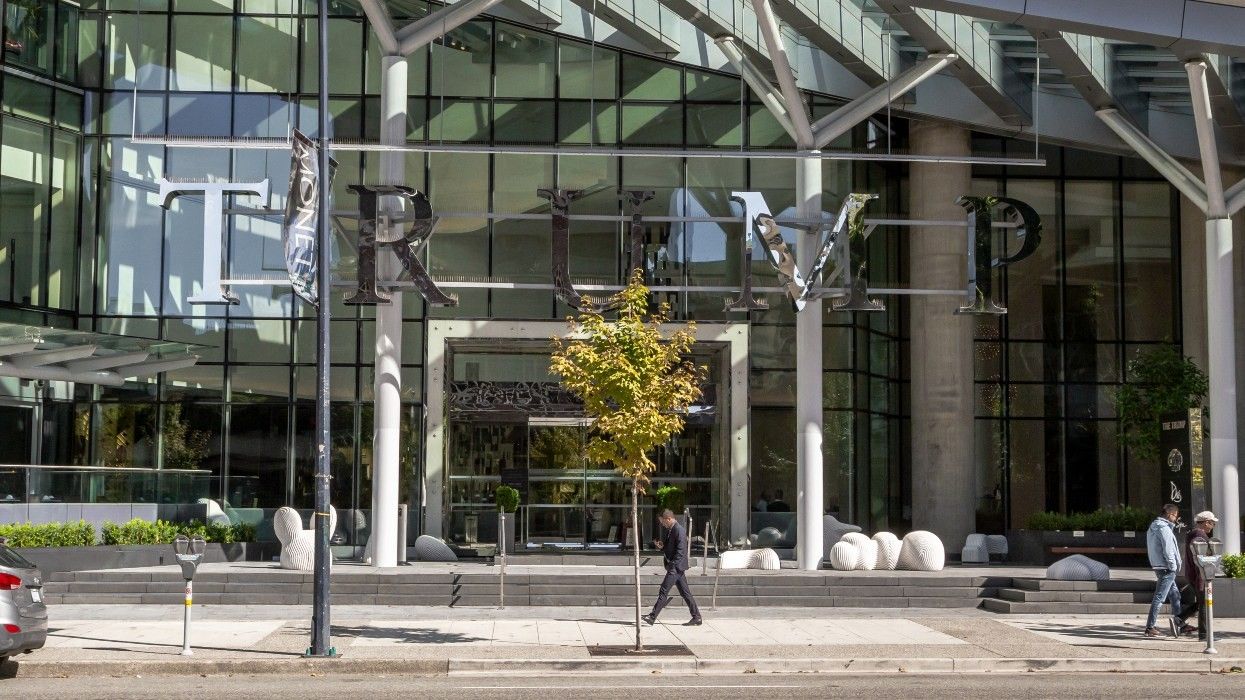 The Trump Hotel in Vancouver, which was rebranded as the Paradox Hotel in 2022.