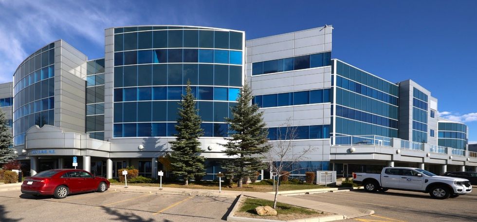 The Vista Heights office complex at 1925 & 1933 18th Avenue NE in Calgary.