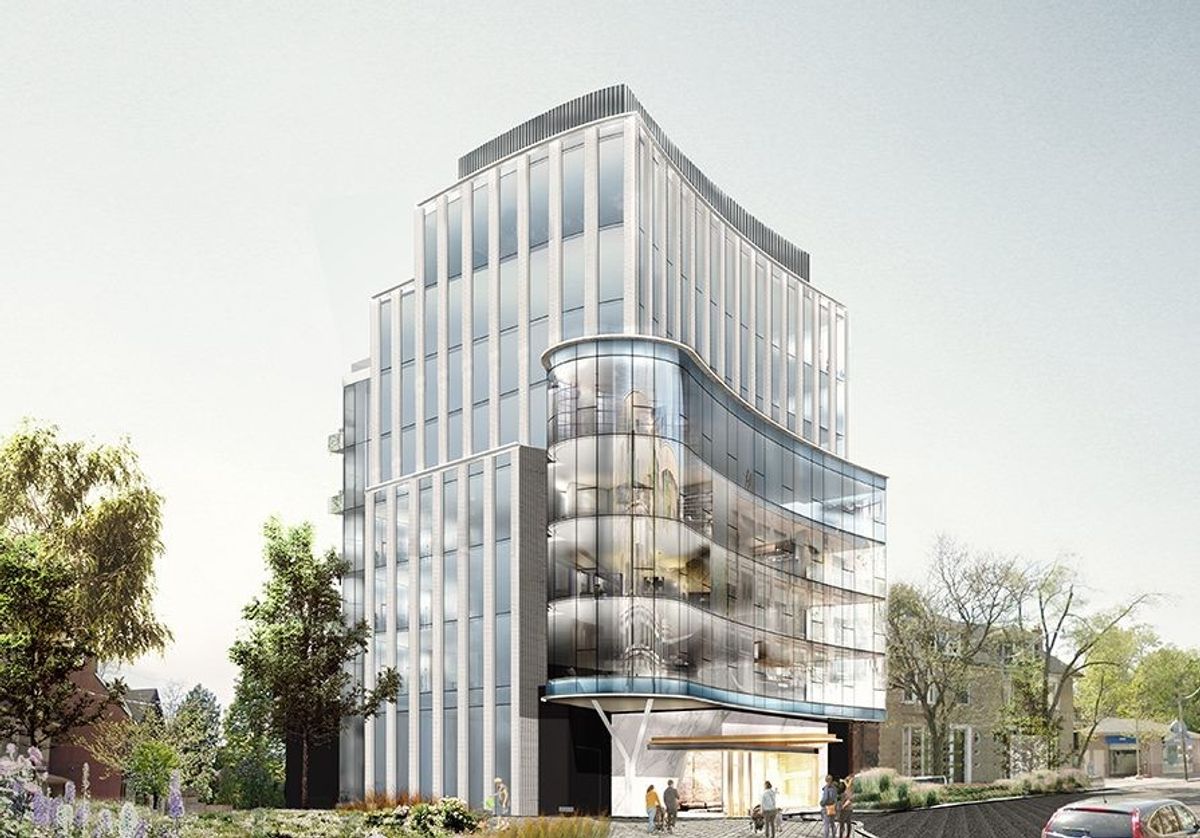 This week, Canadian author Margaret Atwood, along with other high-profile residents, took a NIMBY-style battle stance against a proposed development in the Annex neighbourhood, sparking backlash on social media and response from the city's urban-issues columnists. (Rendering courtesy of Giannone Petricone Associates Inc.)