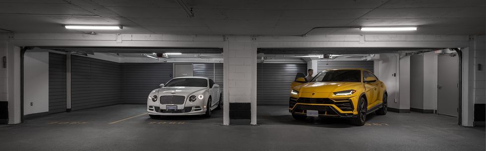 Three car private garage photo by steve tsai