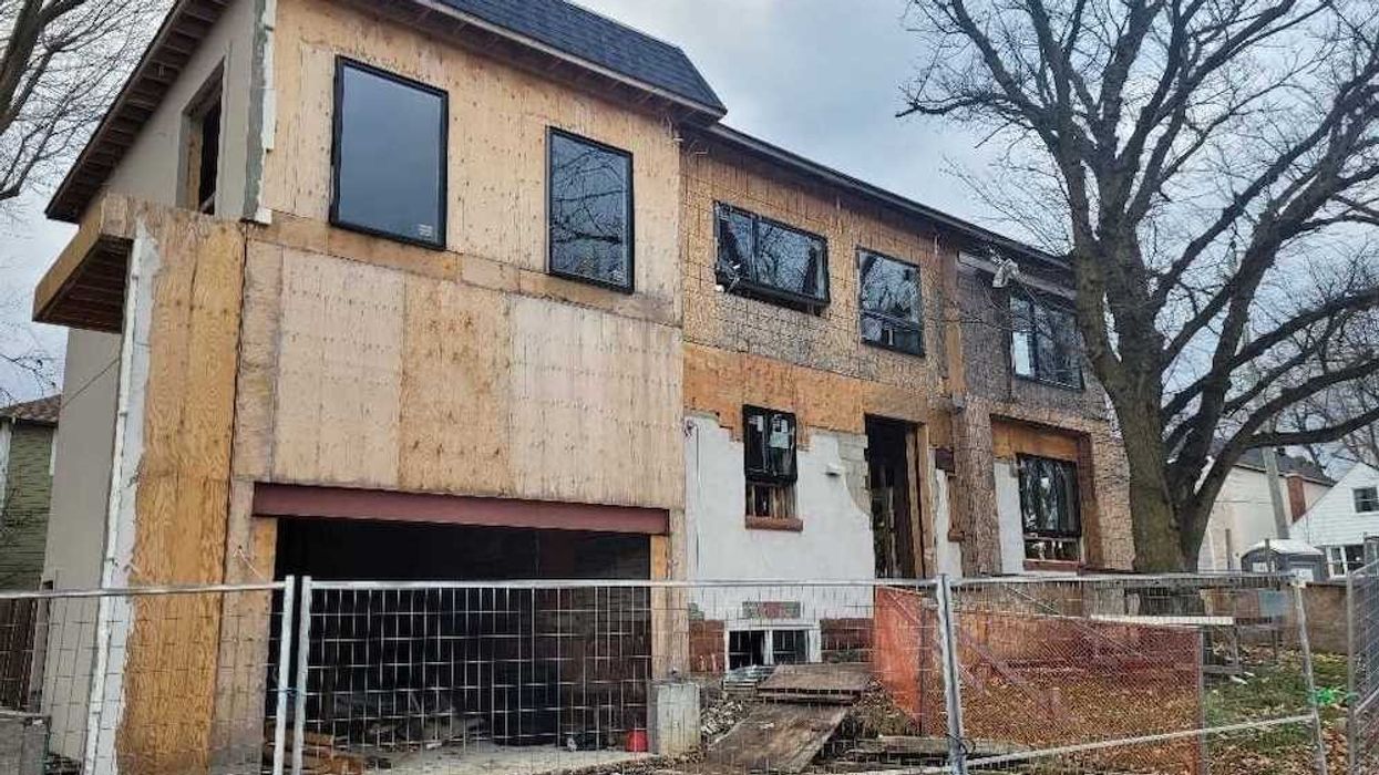 toronto half finished house