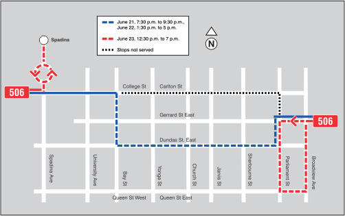 Toronto Pride Carlton Streetcar