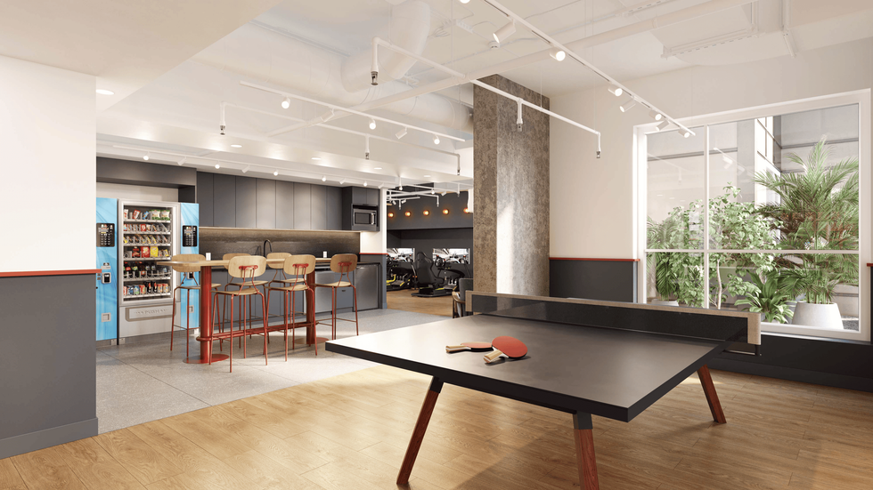 \u200b\u200bThe games room and arcade within ALMA @ ByWard Market Ottawa.