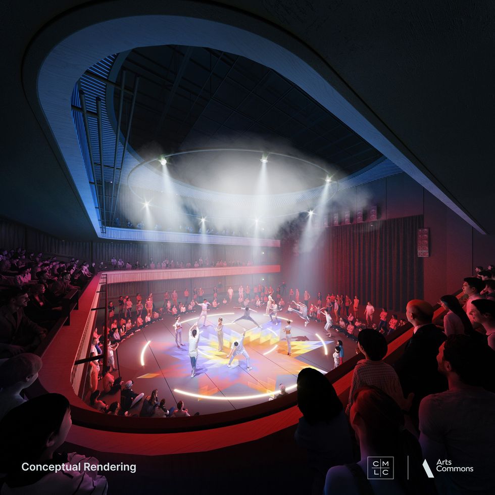 \u200bThe 200-seat studio theatre.