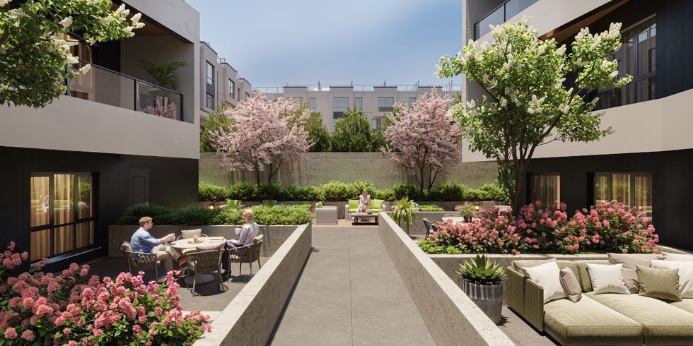 \u200bThe outdoor courtyard at Ksana.