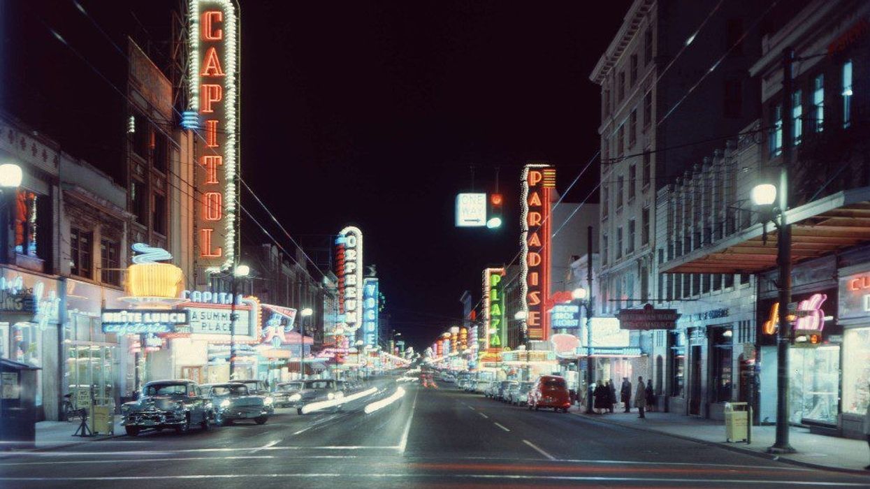 Vancouver Granville Street - 1959
