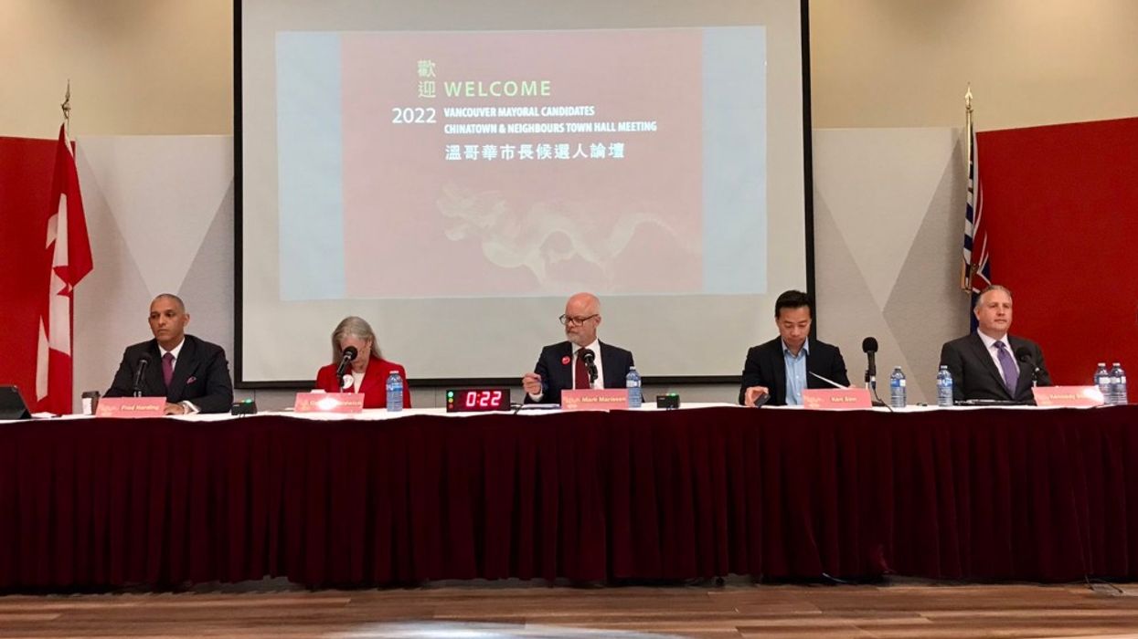Vancouver Mayoral Candidates Civil Election 2022 - Chinatown