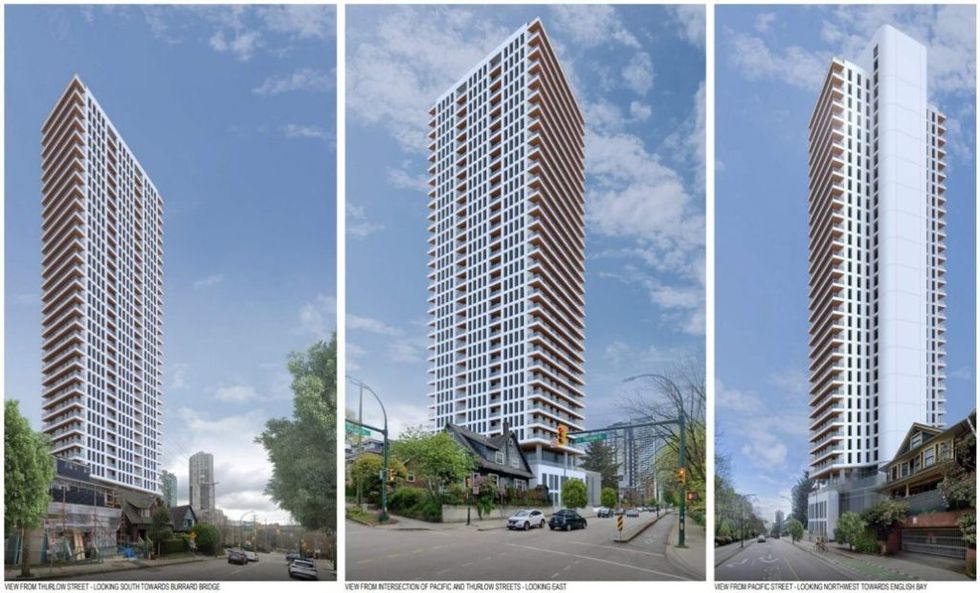 Vancouver West End rental building development