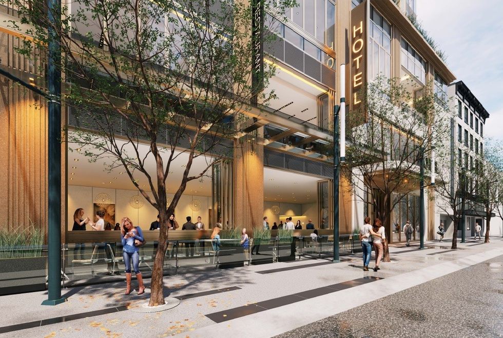 View from Granville Street.